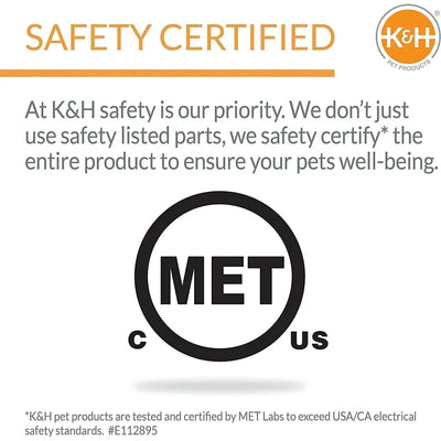 K&H PET PRODUCTS Thermo-Kitty Playhouse Heated Cat House & Cat Scratcher, 12" x 14" x 15" 4W K&H Pet Products