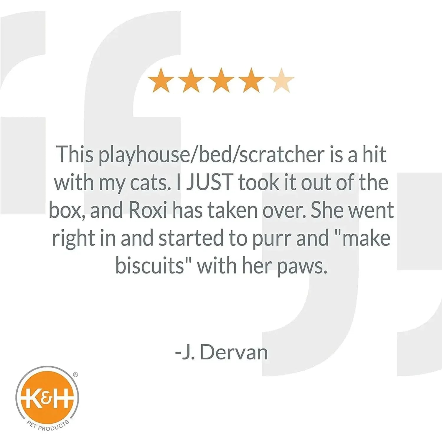 K&H PET PRODUCTS Thermo-Kitty Playhouse Heated Cat House & Cat Scratcher, 12" x 14" x 15" 4W K&H Pet Products