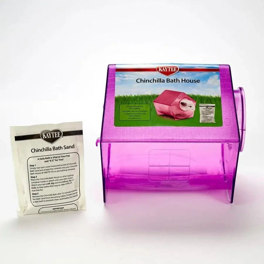 Kaytee Chinchilla Bath House Assorted 8.64 in X 9 in X 8.5 in Kaytee® CPD