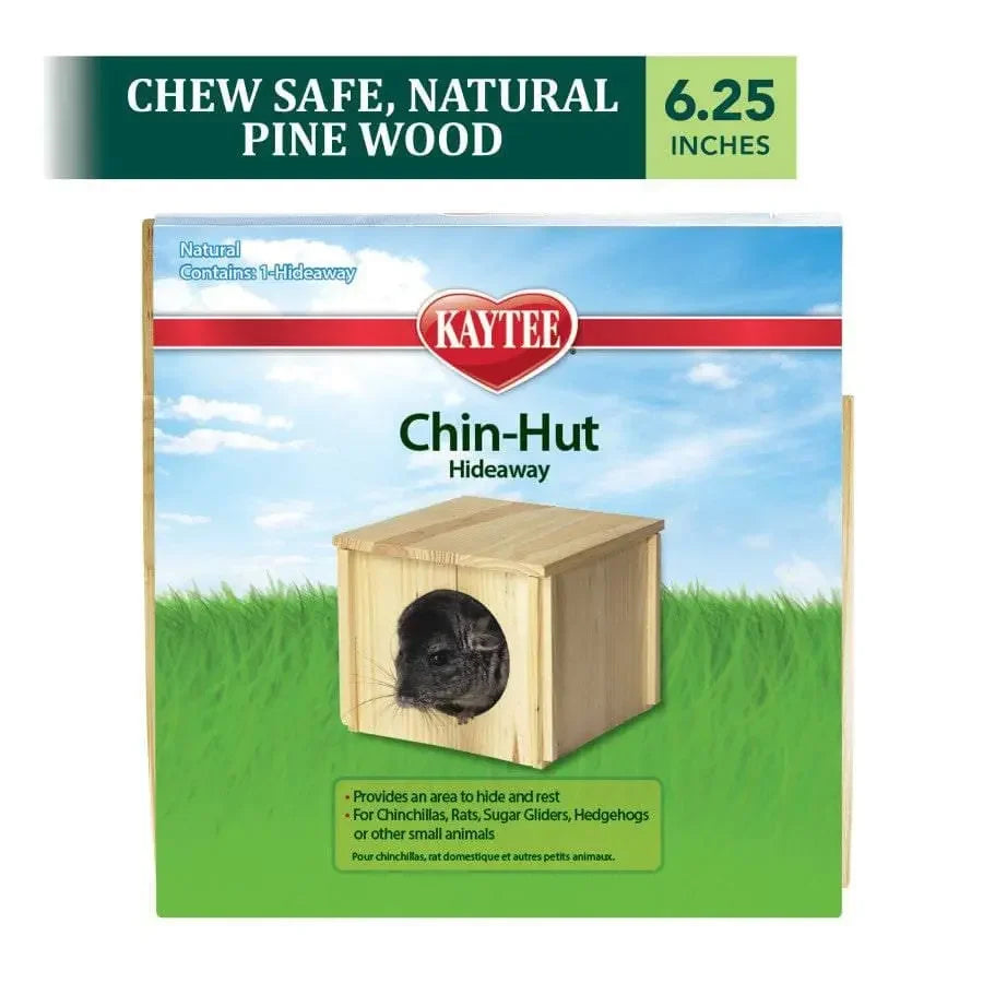 Kaytee Chinchilla Hut Hideout Clear 8 in X 6.25 in X 6.25 in Kaytee® CPD