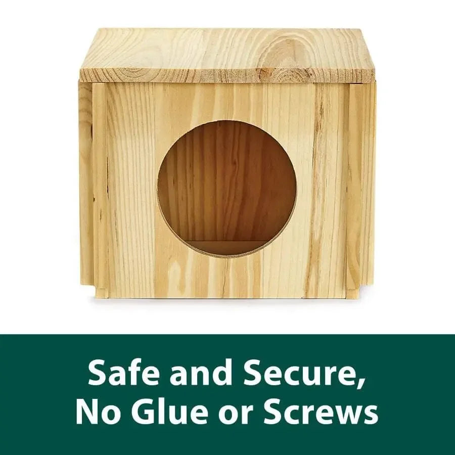 Kaytee Chinchilla Hut Hideout Clear 8 in X 6.25 in X 6.25 in Kaytee® CPD