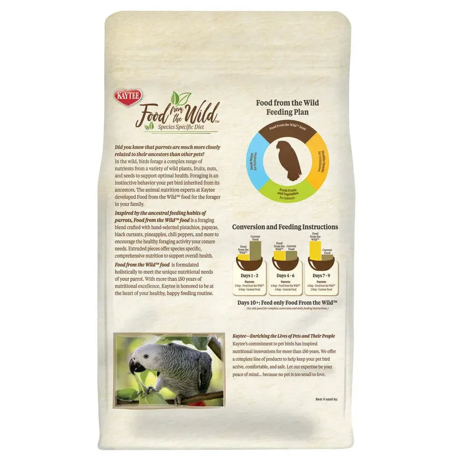 Kaytee Food from the Wild Parrot 2.5 lb Kaytee