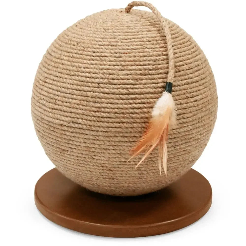 Kitty Power Paws Sphere Scratching Post 13" H Prevue Pet