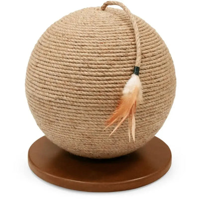 Kitty Power Paws Sphere Scratching Post 13" H Prevue Pet