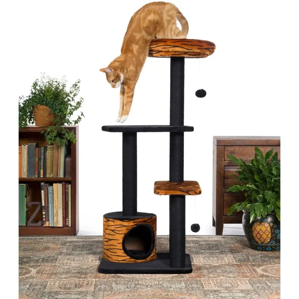 Kitty Power Paws Tiger Tower Prevue Pet