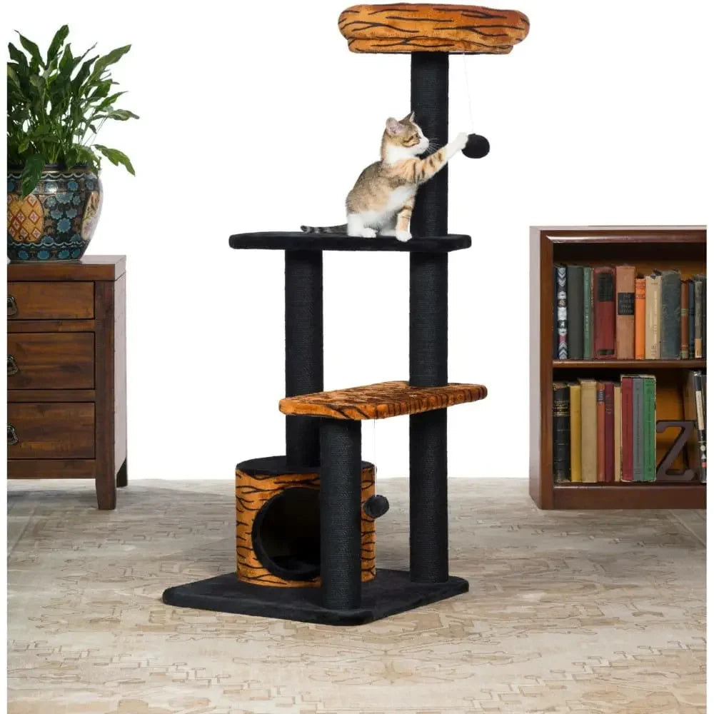 Kitty Power Paws Tiger Tower Prevue Pet