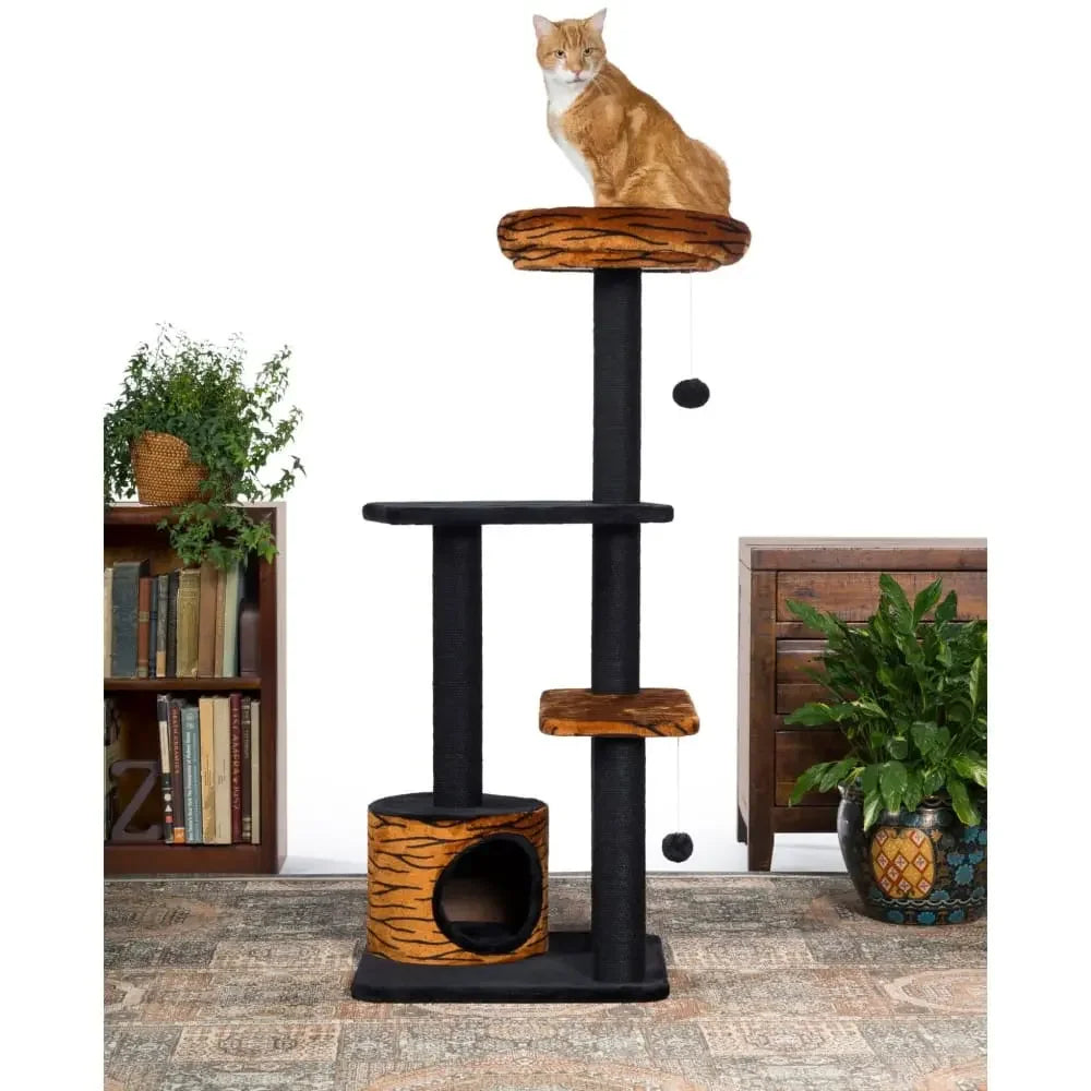 Kitty Power Paws Tiger Tower Prevue Pet