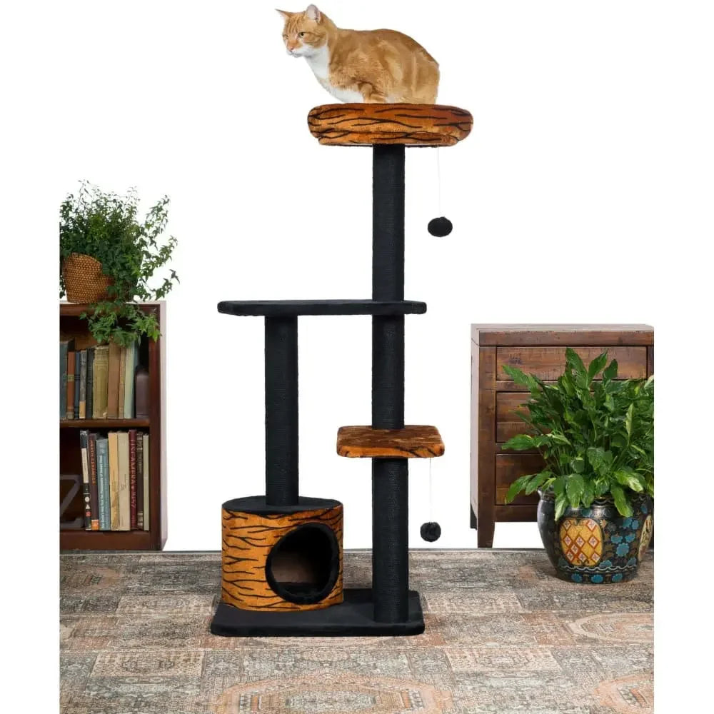 Kitty Power Paws Tiger Tower Prevue Pet