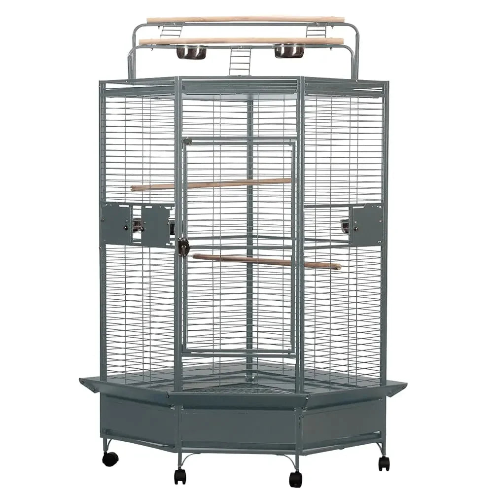 Large Corner Bird Cage 33"x33"x72" A&E Cage Company