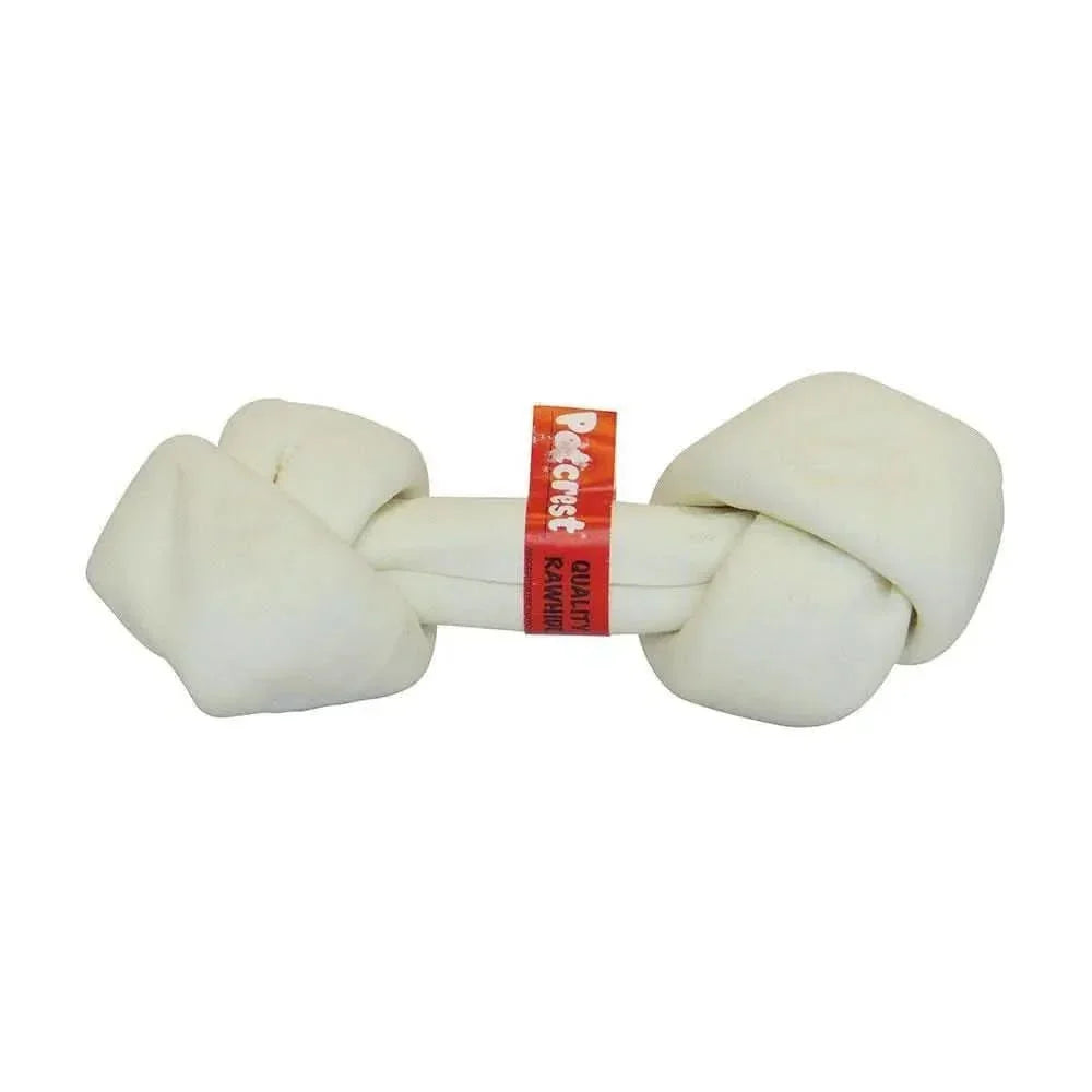 Lennox® Natural Premium Rawhide Knotted Bone Dog Treats 12 Count X 10-11" Lennox®