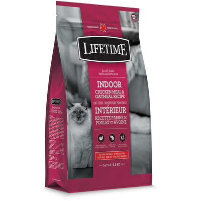 Lifetime Indoor ALS Chicken & Oatmeal Cat Food Lifetime