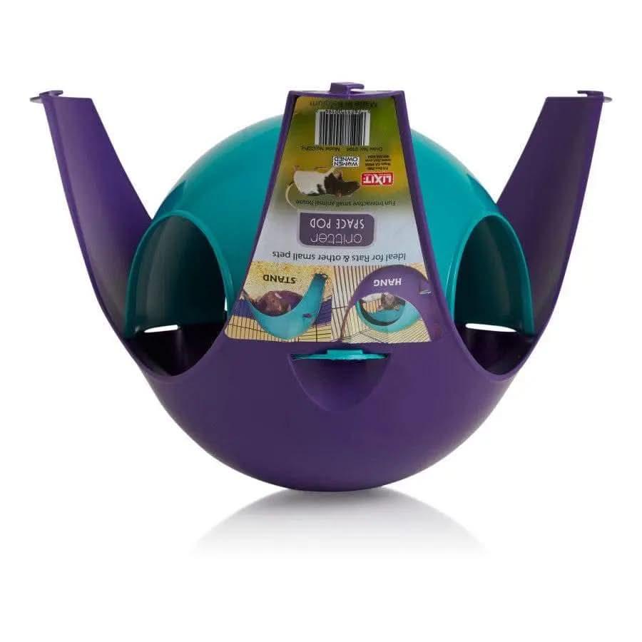 Lixit Critter Space Pod Small Animal House Lixit