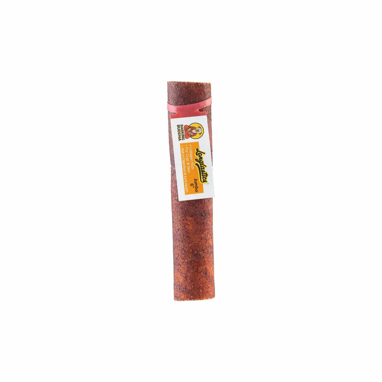 Longlastics Thick Collagen Stick 11" to 12" (5 Pack) for Medium to Large Dogs / Medium Chewers Barking Buddha