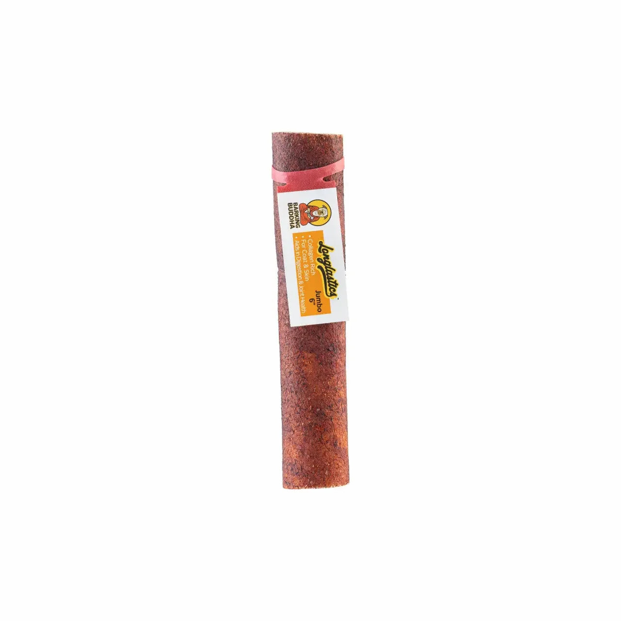 Longlastics Thick Collagen Stick 11" to 12" (5 Pack) for Medium to Large Dogs / Medium Chewers Barking Buddha