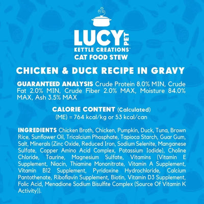 Lucy Pet Products Kettle Creations Adult Wet Cat Food 12ea/2.75 oz Lucy Pet Products