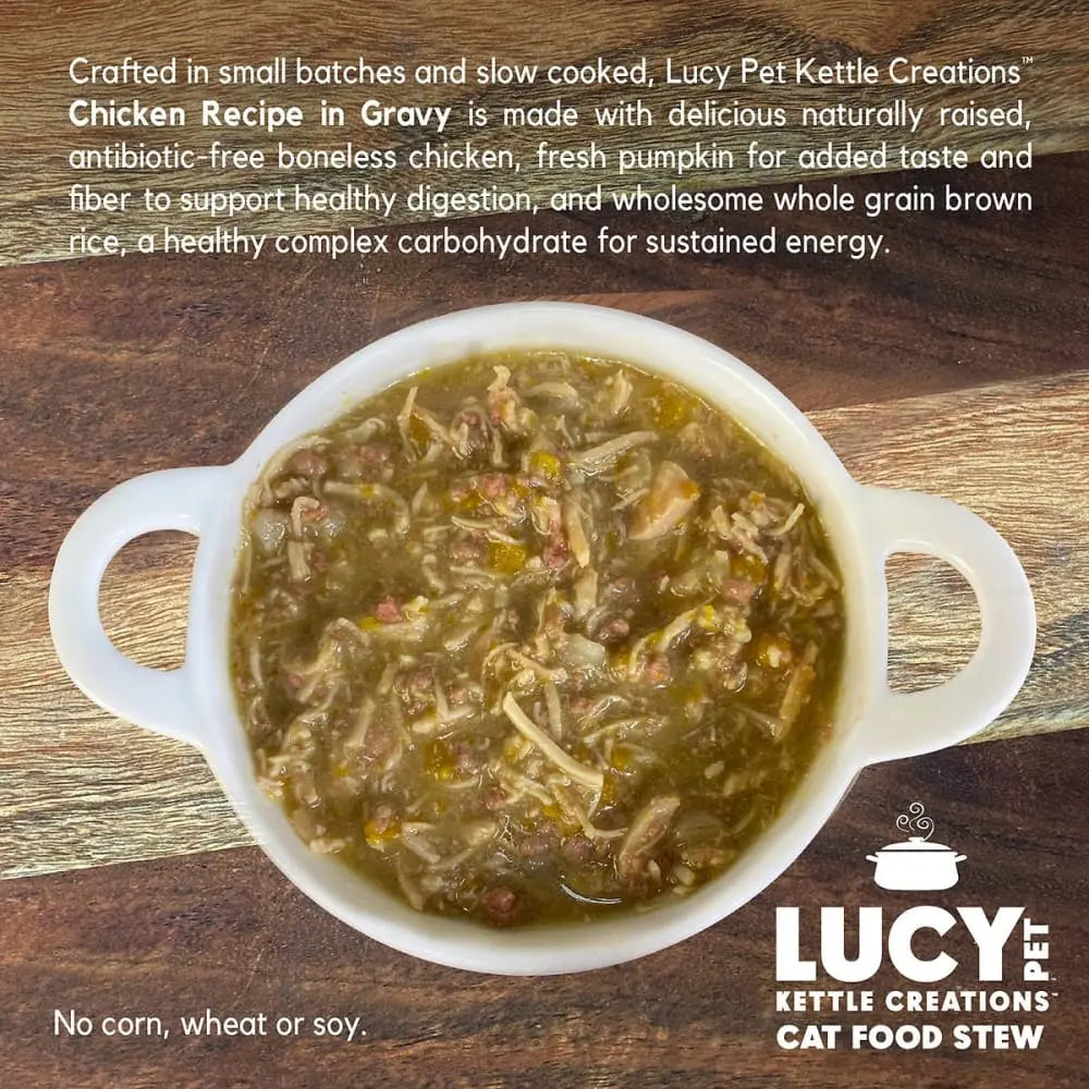 Lucy Pet Products Kettle Creations Adult Wet Cat Food 12ea/2.75 oz Lucy Pet Products