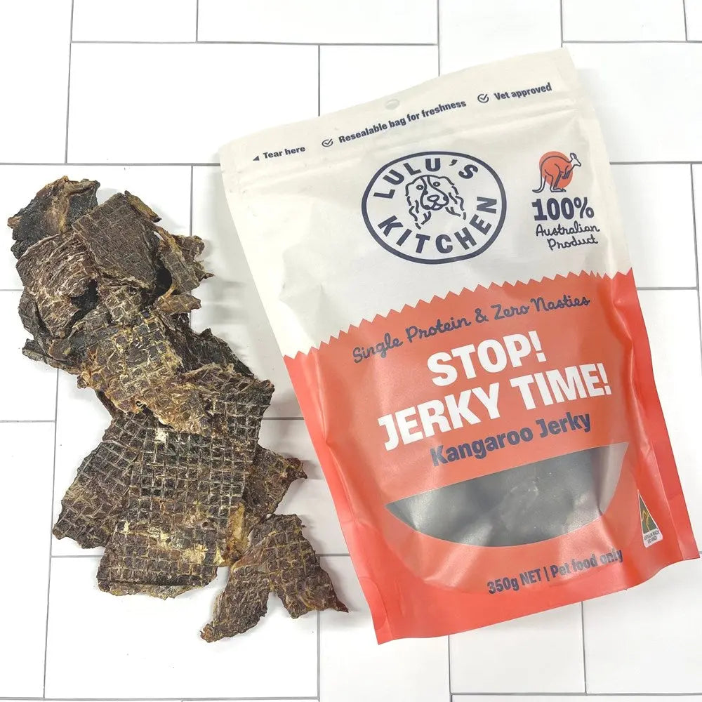 Kangaroo jerky outlet dog treats