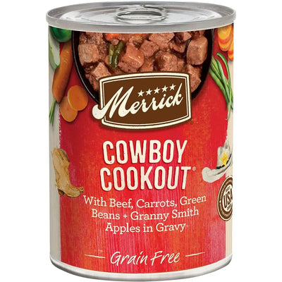 Merrick® Grain Free Cowboy Cookout® in Gravy Dog Food 12.7 Oz Merrick®