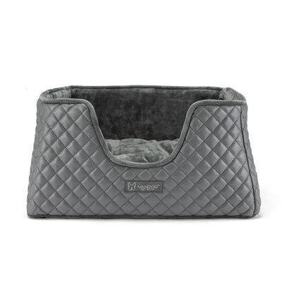 Nandog Prive Collection Quilted Vegan Leather Cube Dog Bed Nandog Pet Gear WP