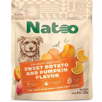 Natoo Biscuits Sweet Potato and Pumpkin Flavor Dog Recipe Natoo