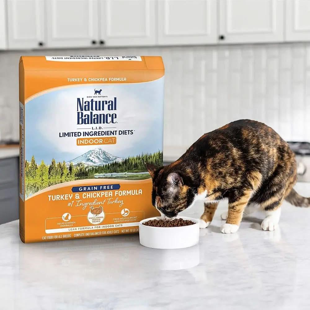 Natural Balance Pet Foods L.I.D Indoor Turkey & Chickpea Formula Cat Food Natural Balance CPD