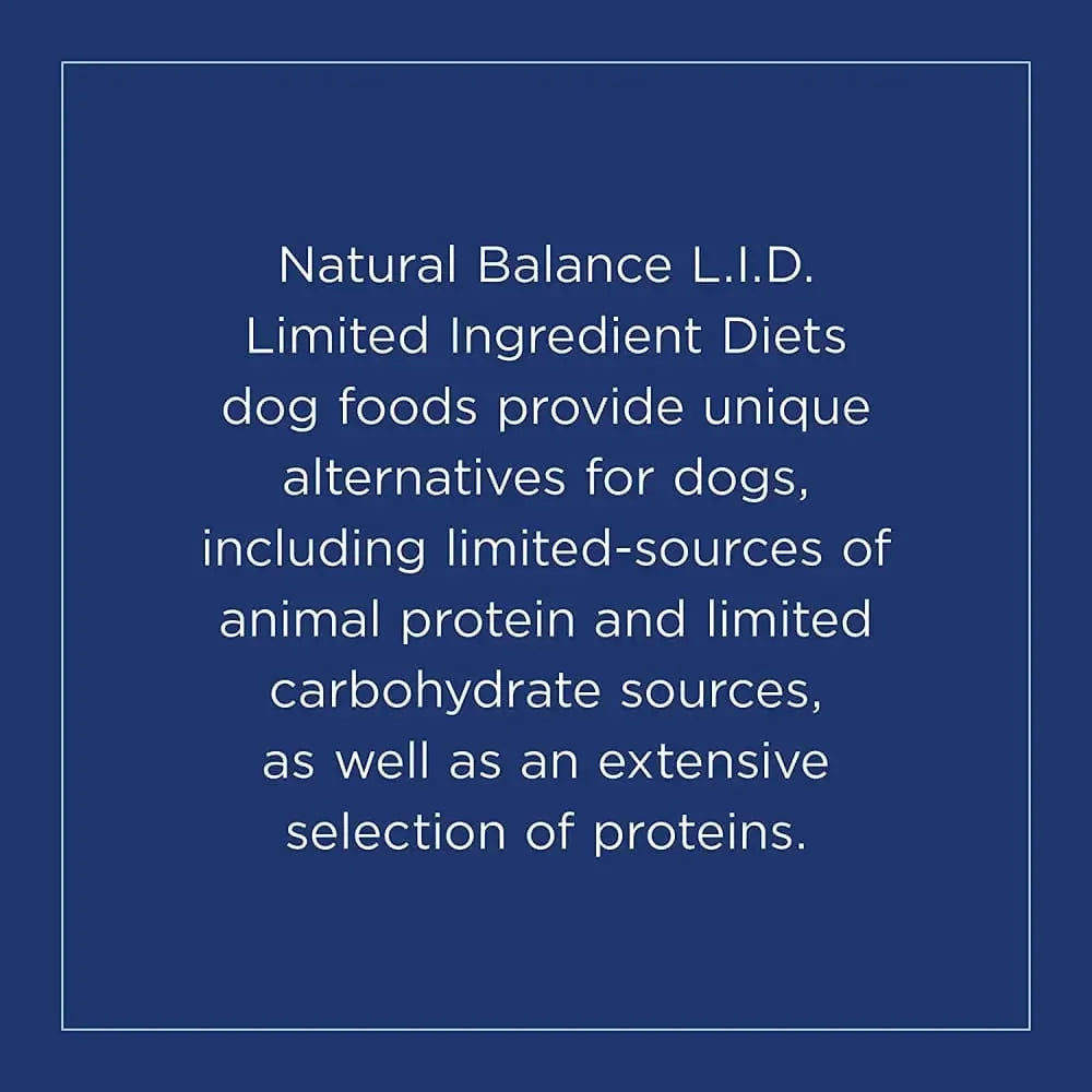 Natural Balance Pet Foods L.I.D. Puppy Dry Dog Food Lamb & Brown Rice, Natural Balance