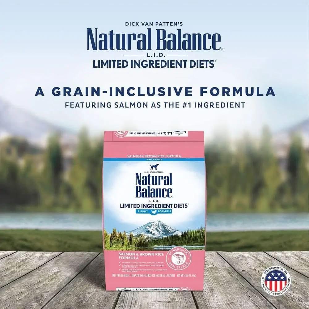 Natural Balance Pet Foods LID Salmon and Brown Rice Puppy Dry Dog Food Natural Balance CPD