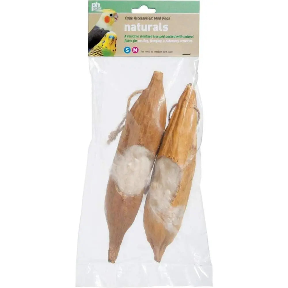 Naturals Mod Pod Silky Fiber Nesting Material Prevue Pet