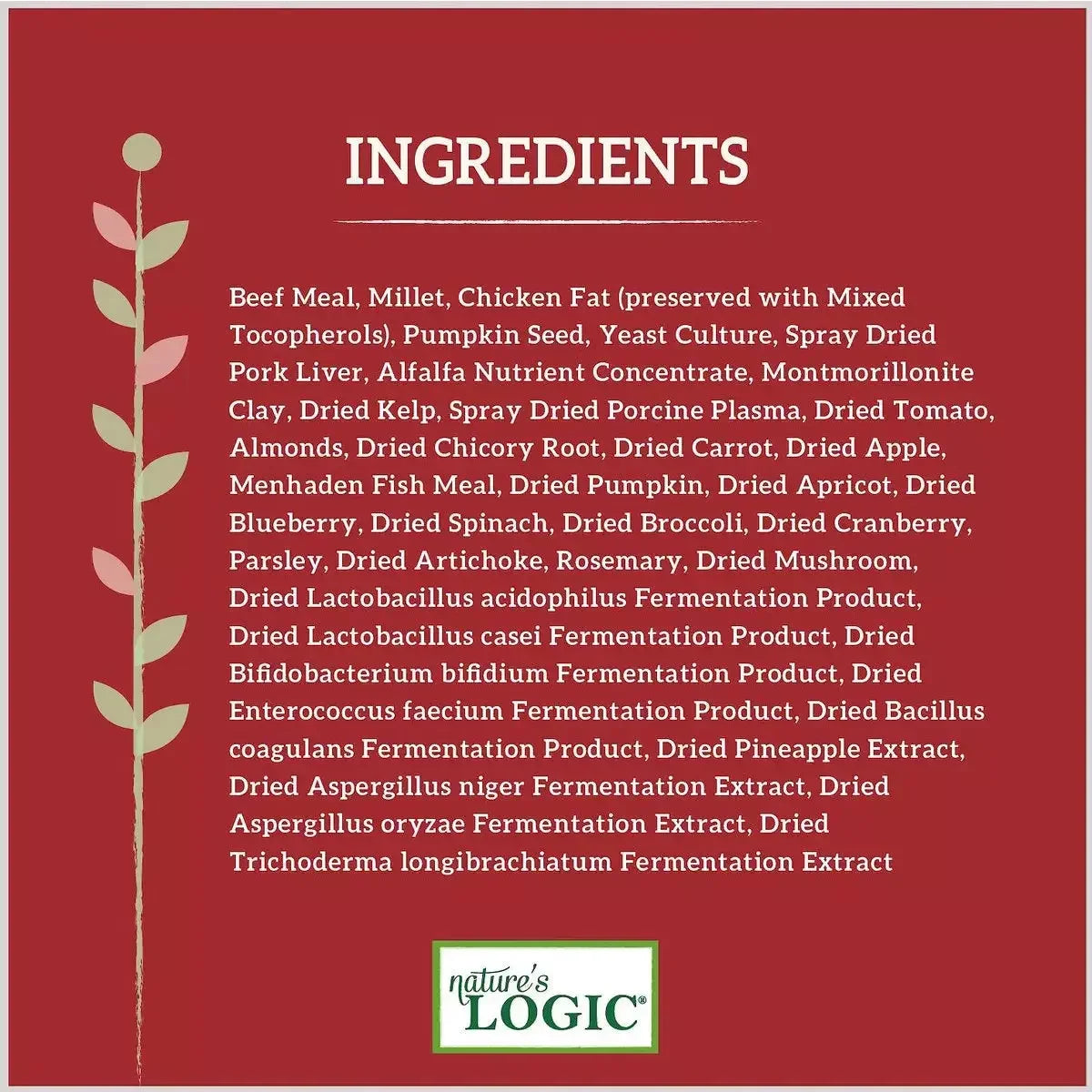 Nature's Logic Canine Beef Meal Feast Dry Dog Food Nature's Logic