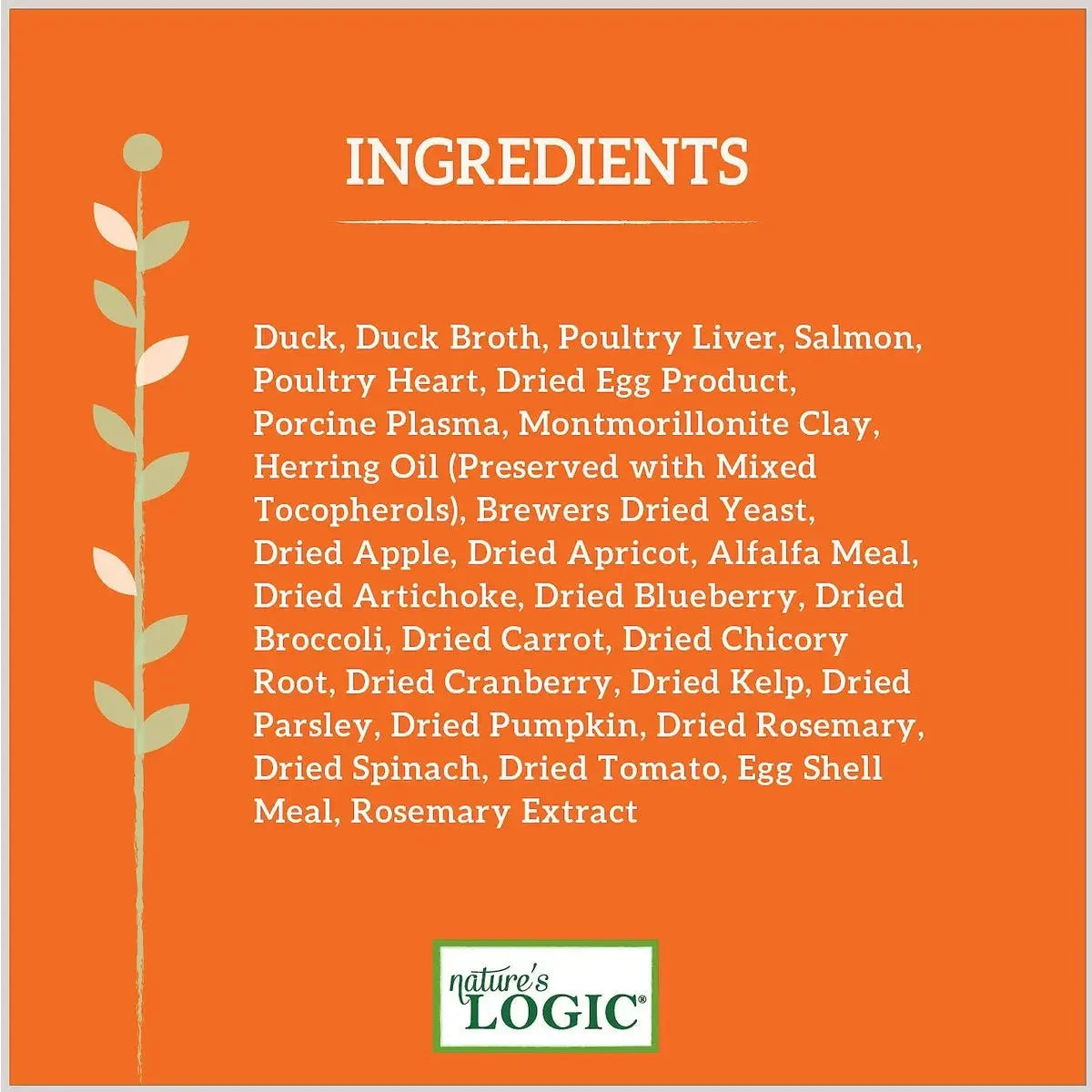 Nature's Logic Canine Duck & Salmon Feast Grain-Free Canned Dog Food 13.2 oz Case of 12 Nature's Logic