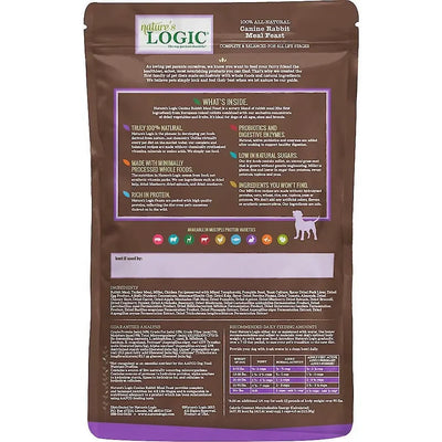 Nature's Logic Canine Rabbit Meal Feast Dry Dog Food Nature's Logic