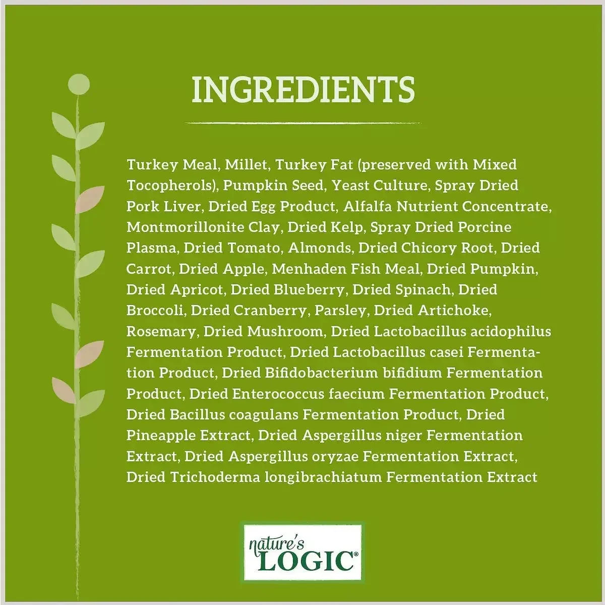 Nature's Logic Canine Turkey Meal Feast Dry Dog Food Nature's Logic