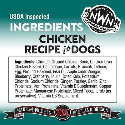 Northwest Naturals Freeze Dried Raw Diet for Dogs Chicken Nuggets Dog Food Northwest Naturals