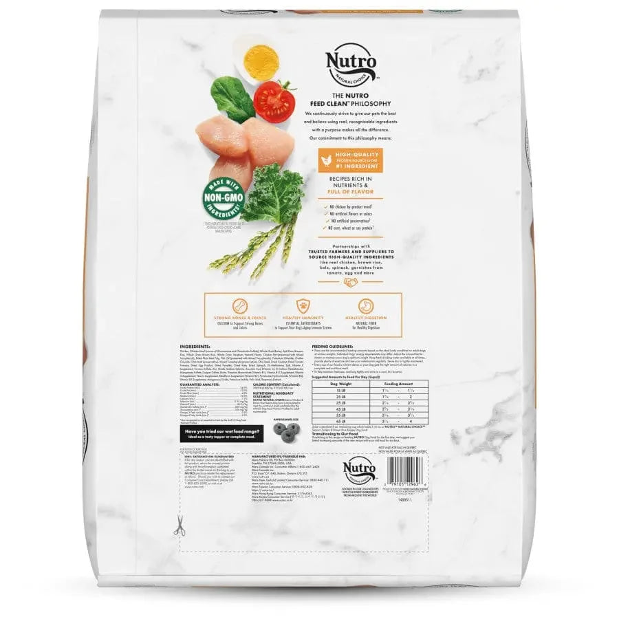 Nutro Products Natural Choice Senior Dry Dog Food Chicken & Brown Rice Nutro