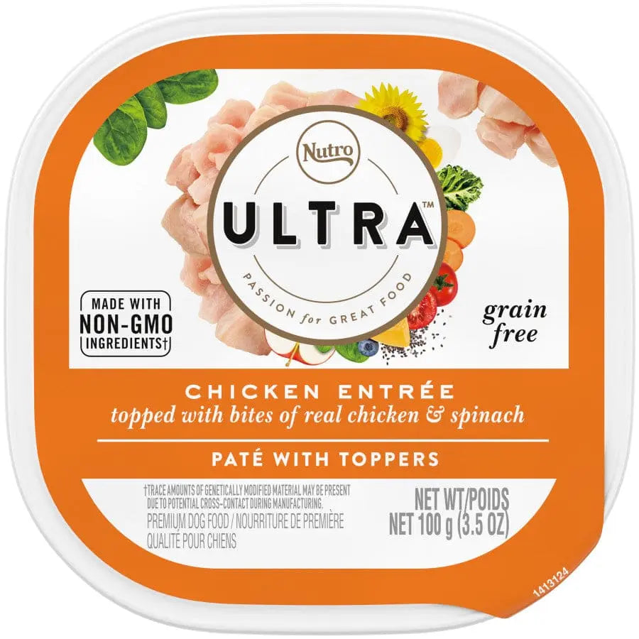 Nutro Products Ultra Grain Free Pate w Toppers Adult Wet Dog Food Talis Us