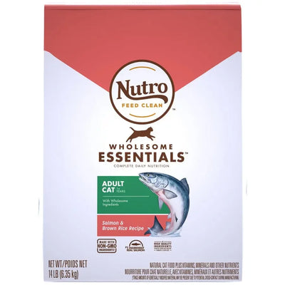 Nutro Products Wholesome Essentials Adult Dry Cat Food Salmon & Brown Rice Nutro