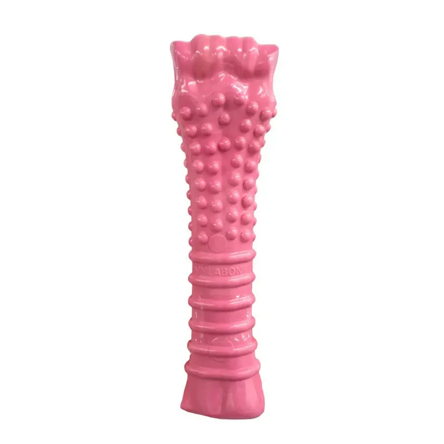 Nylabone Breast Cancer Awareness Chicken Dog Power Chew Toy Nylabone