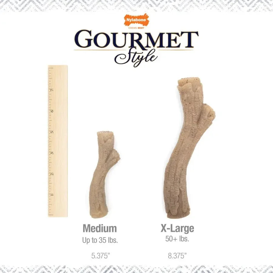 Nylabone Gourmet Style Strong Chew Stick Dog Toy Nylabone