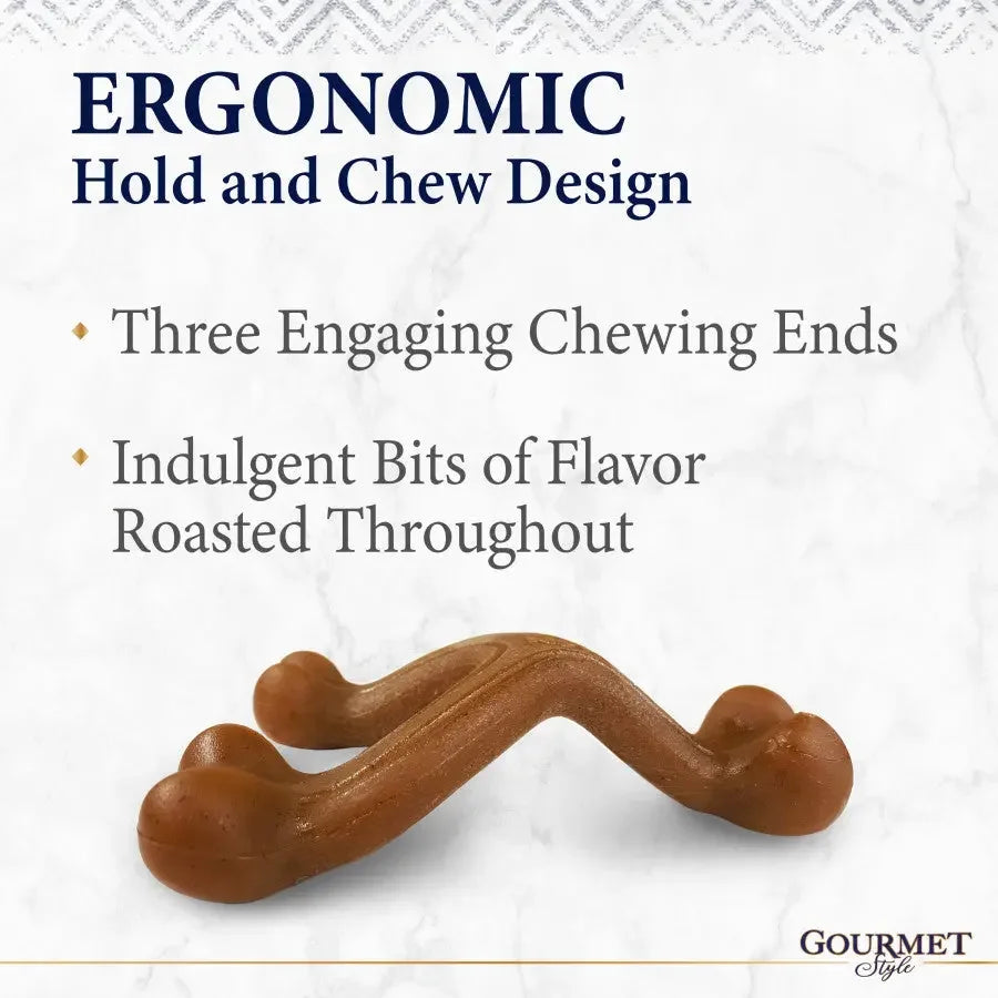 Nylabone Gourmet Style Strong Chew Wishbone Dog Toy Wishbone, Nylabone