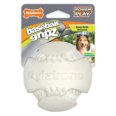 Nylabone Power Play Dog Baseball Gripz Nylabone