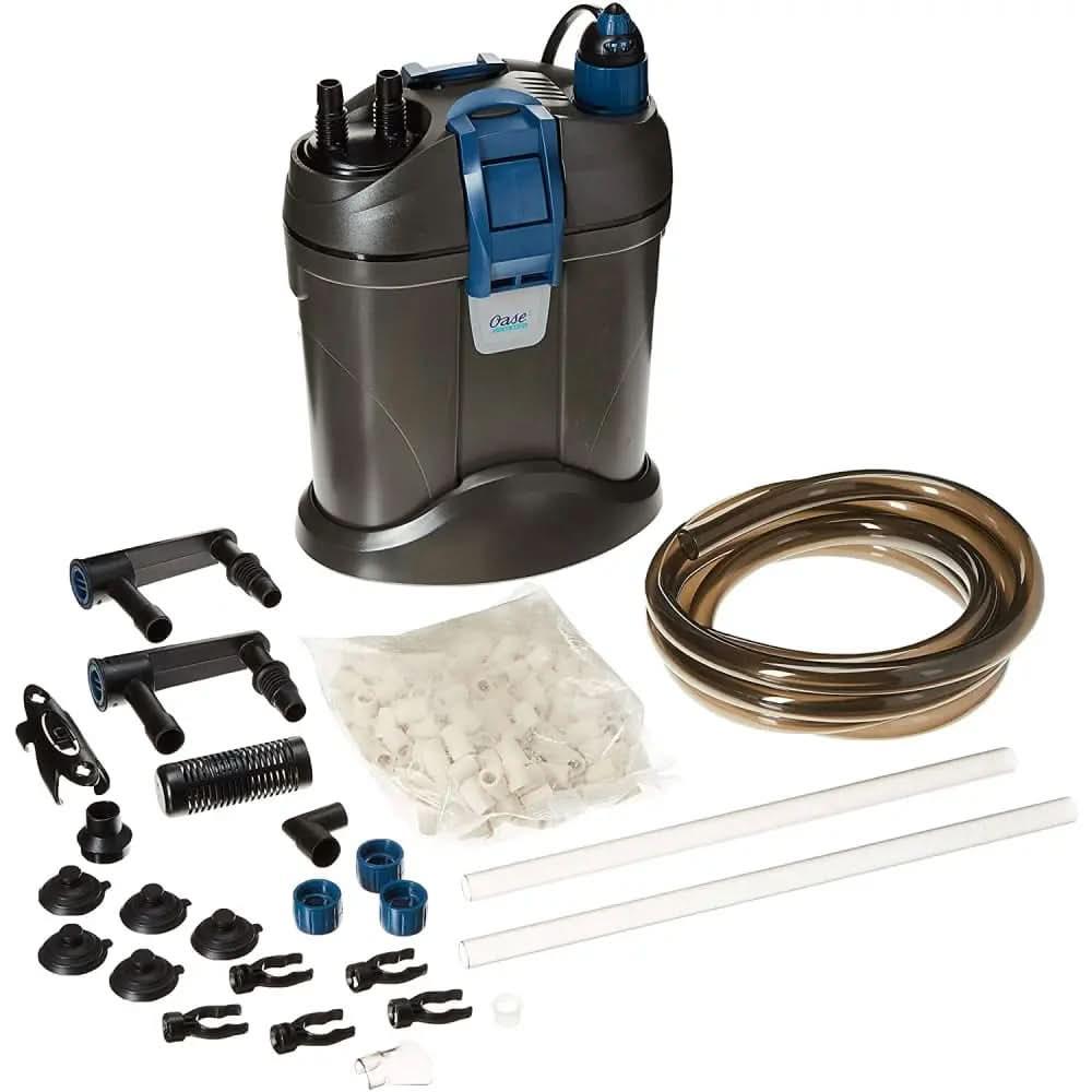 OASE FiltoSmart Thermo External Canister Filter with Built-in Heater Black, Blue OASE