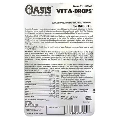 Oasis Vita-Drops High Potential Daily Multivitamin for Rabbits 2 Fl. oz Oasis