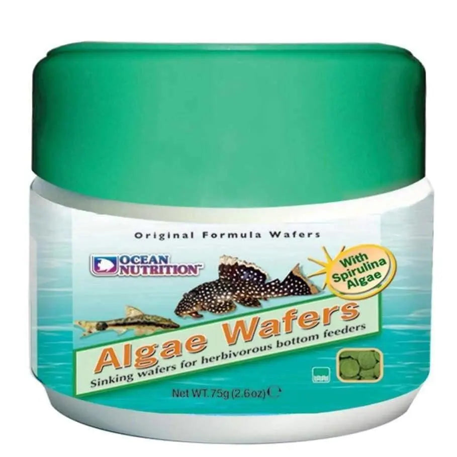 Ocean Nutrition Grazing Wafers Sinking Fish Food 2.6 oz Ocean Nutrition