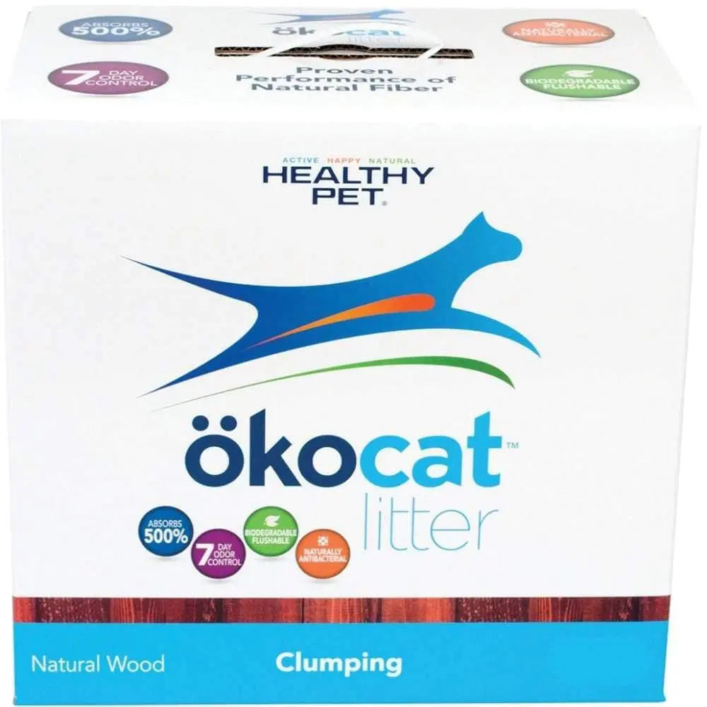 Okocat Natural Wood Clumping Cat Litter