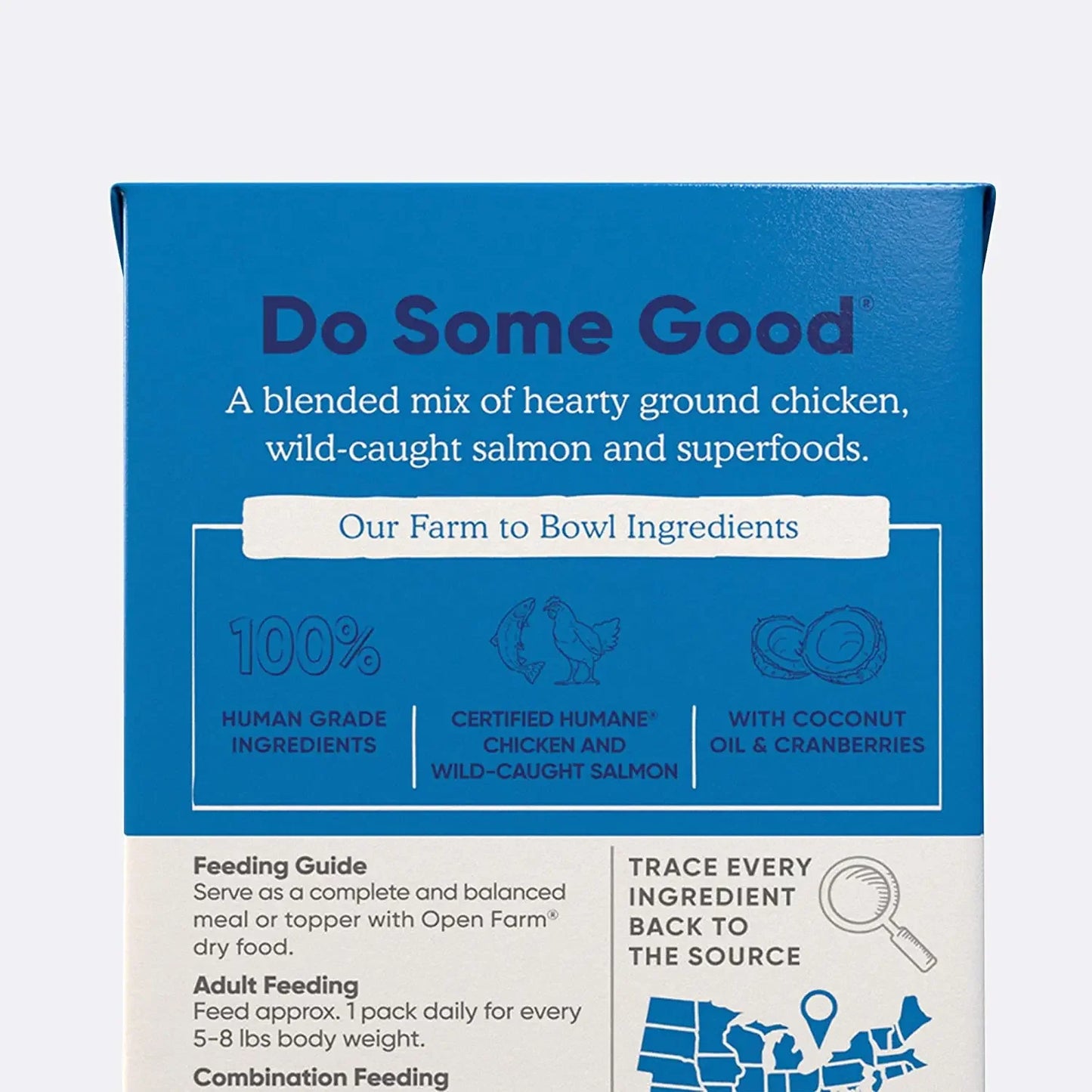 Open Farm® Chicken & Salmon Rustic Blend Wet Cat Dog Food case of 12 Open Farm