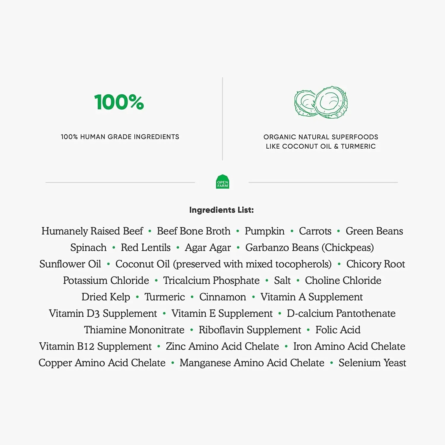 Open Farm® Grass-Fed Beef Rustic Stew Wet Dog Food 12.5oz case of 12 Open Farm