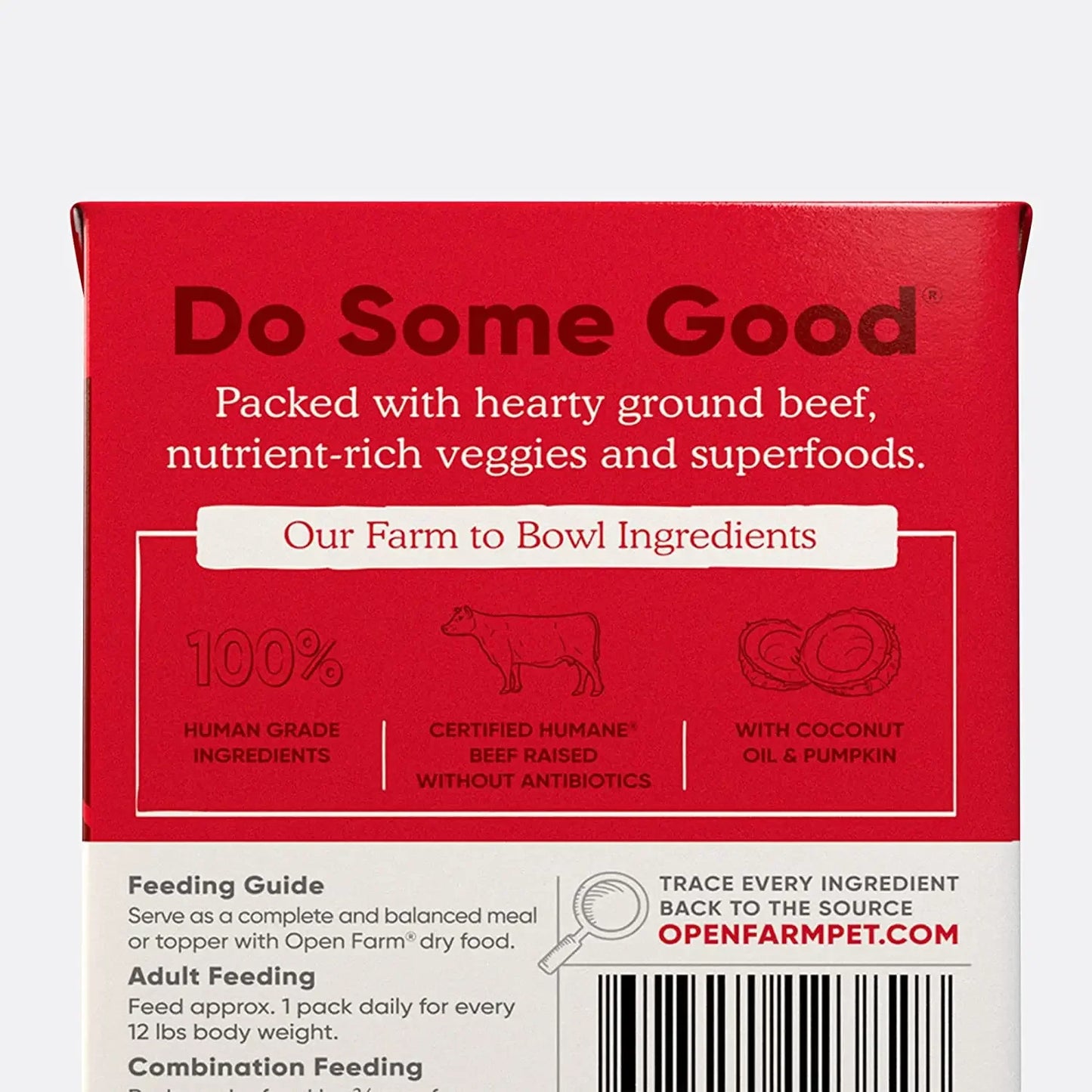 Open Farm® Grass-Fed Beef Rustic Stew Wet Dog Food 12.5oz case of 12 Open Farm