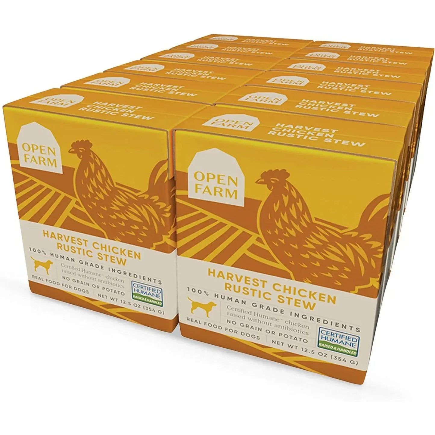 Open Farm® Harvest Chicken Rustic Stew Wet Dog Food 12.5oz case of 12 Open Farm