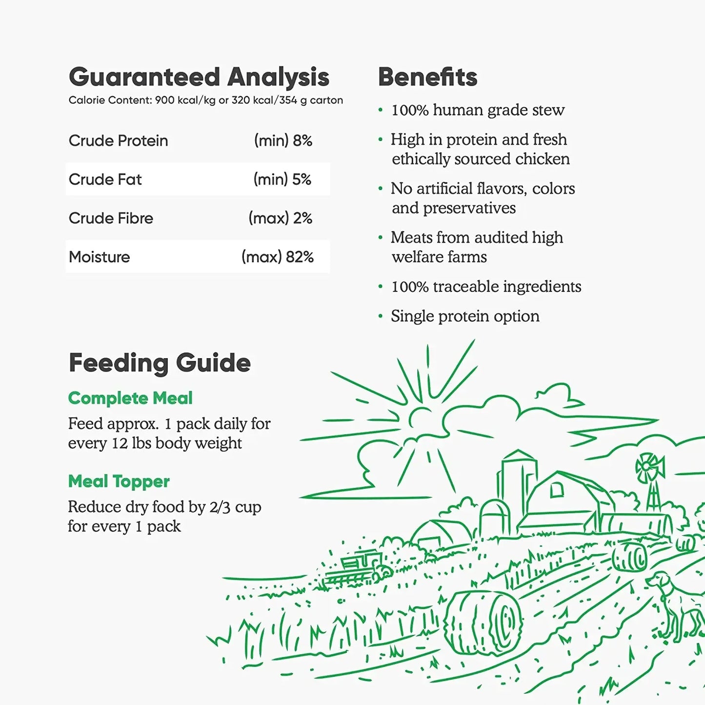 Open Farm® Harvest Chicken Rustic Stew Wet Dog Food 12.5oz case of 12 Open Farm