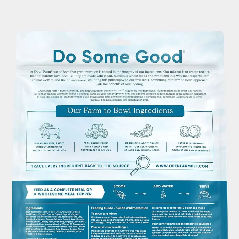 Open Farm® Surf & Turf Freeze Dried Raw Dog Food Open Farm